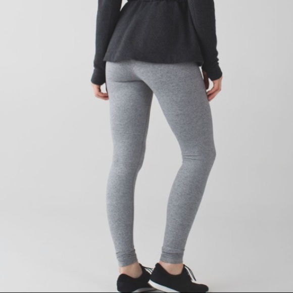 Lululemon Wunder Under Pant Heathered Slate Size 4 - Picture 2 of 9